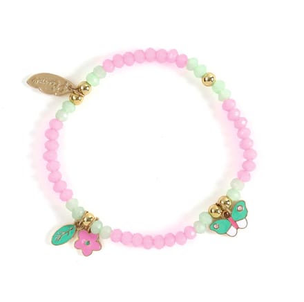 Djeco armband speelgoed PLUME BIJOUX Lila multicolor kindersieraad.