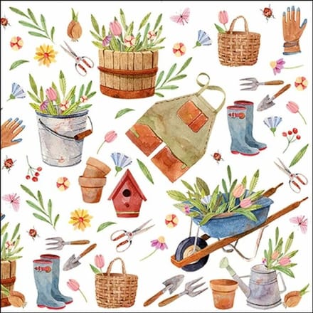 Lunch Servetten - Happy Gardening