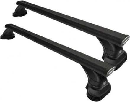 Dakdragers geschikt voor de Jeep Compass vanaf 2017 met fixpoints - Aluminium - Hoog laadvermogen 100kg - Wingbar Zwart - Merk Farad
