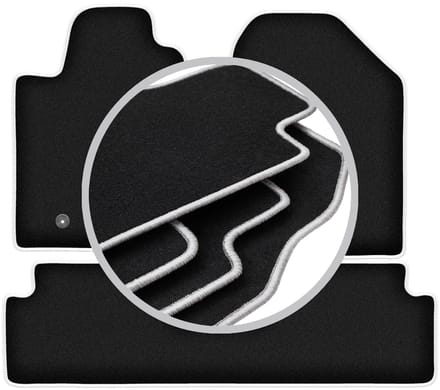 CARLUX-SILVER automatten voor: Toyota Corolla Verso II minivan (2004-2009)