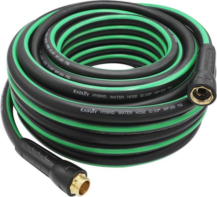 Hybride tuinslang 5/8 inch x 75 voet - Heavy Duty, Lichtgewicht en Flexibel