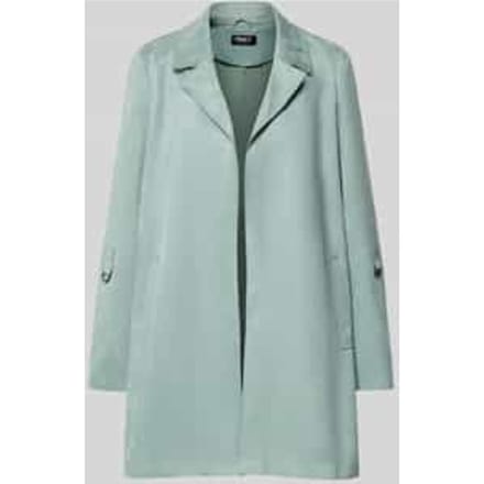 Regular fit lange jas met suèdelook, model 'JOLINE'