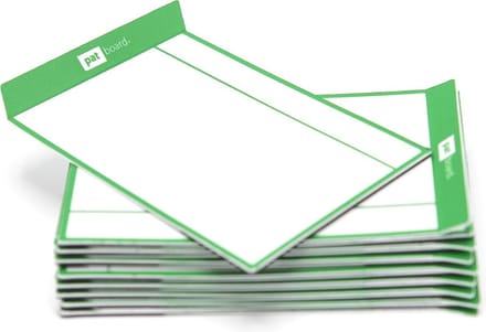 Herschrijfbare magneten of magnetische sticky notes - TASKcards - 16 stuks - Groen