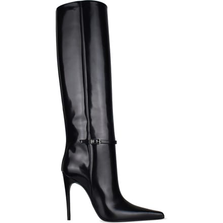 Saint Laurent Laarzen Vendome Zwart