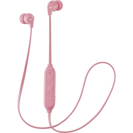 Jvc HA-FX21BT-PE Draadloze Binaural Hals Band Bluetooth Headset Met Microfoon En Afstandsbediening Roze