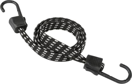 Elastisch Band - Spanband - Vastzetten Bagage - Verstevigd Staal - 100 cm - Zwart