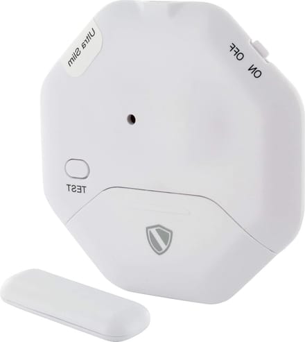 Glasbreukalarm - Raambeveiliging - Indringers Afschrikken - 95 dB Sirene - Slank Design - Wit
