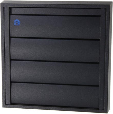 DAMPKAPROOSTER 433 (173X173) RAL 9005 ZWART