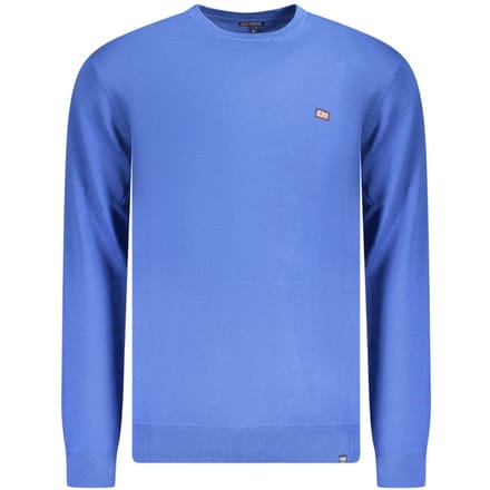 Noorwegen 1963 Blauwe Katoenen Herentrui