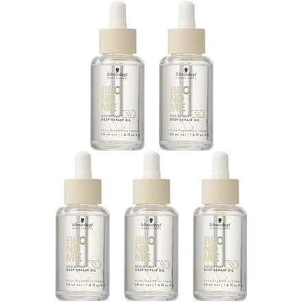 5x Schwarzkopf BlondMe Bondfinity Deep Repair Oil 50ml