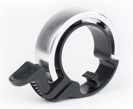 New Age Devi - Kies voor stijl en veiligheid met de Ring Fietsbel - Aluminium - Classic - Small 15mm - Zilver