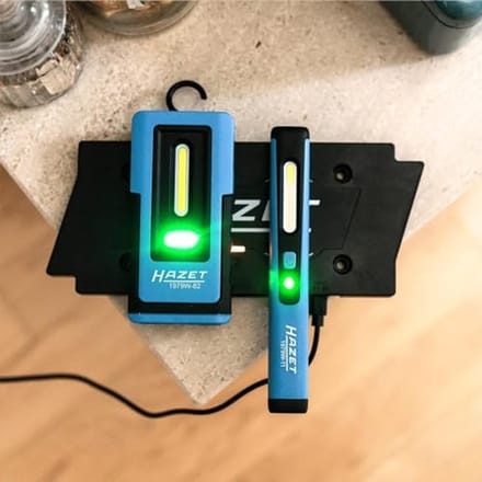 LED lampenset met hoge lichtopbrengst - Draadloos oplaadbare werkplaatslampen, traploos dimbaar, compact en efficiënt