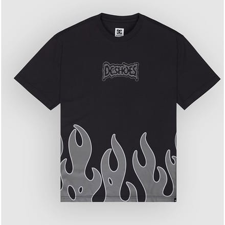 DC Burning Diamonds T-Shirt zwart