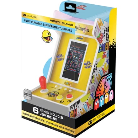 My Arcade Pac Man Mighty Player - Portable Gaming System (45th Anniversary)
