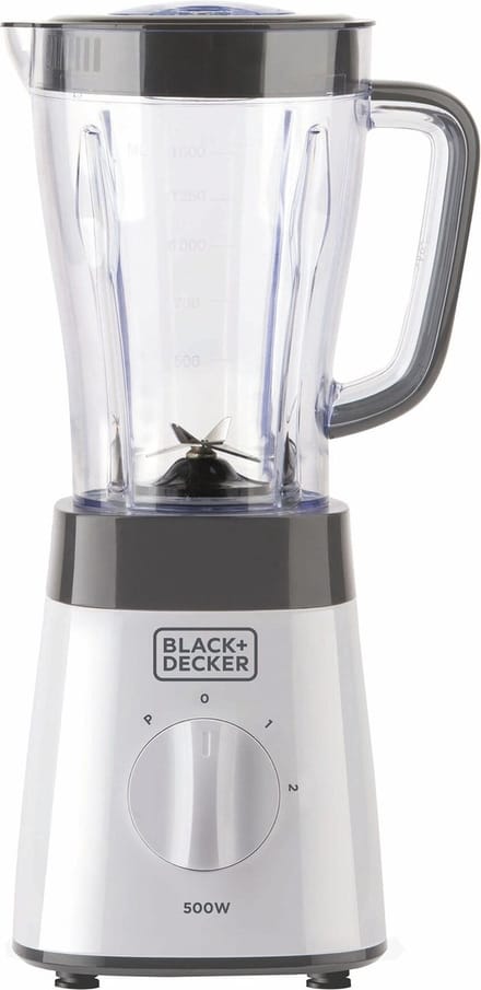 Black & Decker BXJB500E blender 1,5 l Blender voor op aanrecht 500 W Wit