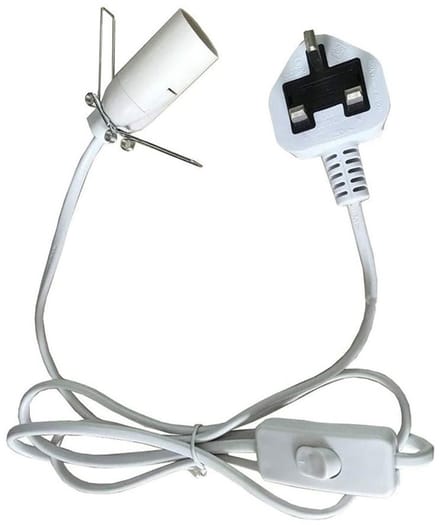 White Fitting Cable - UK