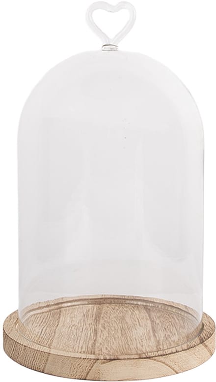 Clayre & Eef Stolp Ø 14x22 cm Transparant Glas