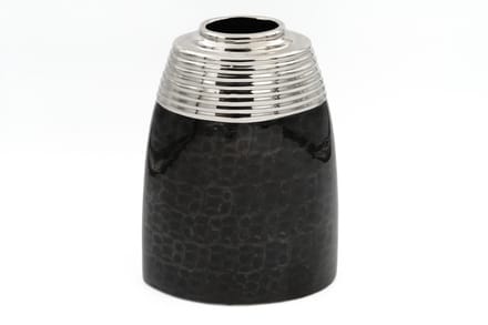 Decoratie Vaas – Keramiek – Zwart - 30cm