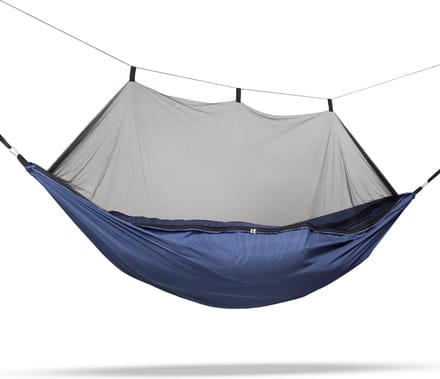 Travelnet Hangmat met klamboe L240 x B140 - Blauw - 1 pers