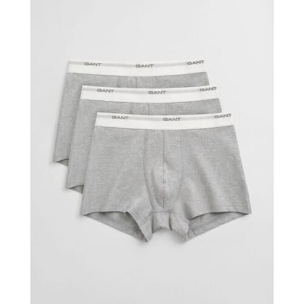 Gant Ondermode Core Trunk 3Pack Licht Grijs / male