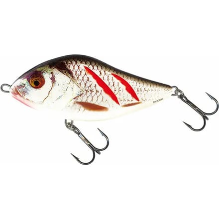 Salmo - Slider Sinking | Jerkbait | Wounded Grey Shiner | 7cm - Rood