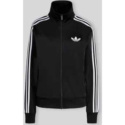 relaxed fit sweatjack met gestikt logo