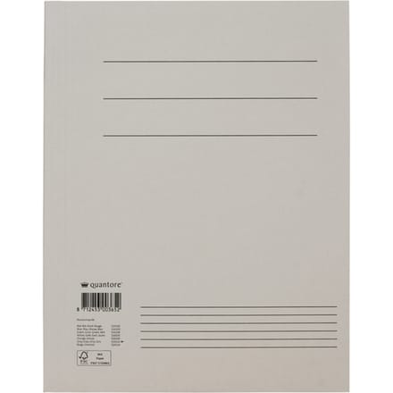 Dossiermap Quantore A4 250gr grijs