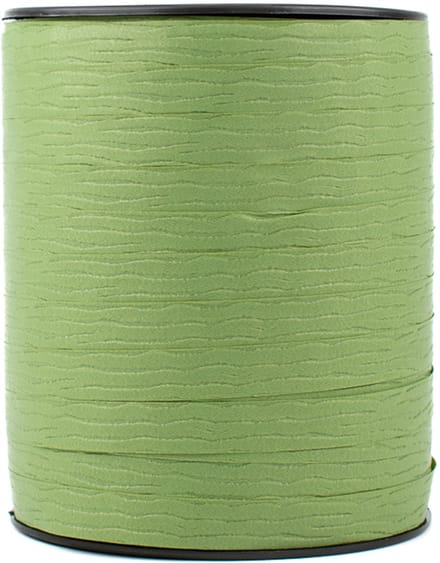 Krullint - 10 mm x 250 m - groen - paperlook