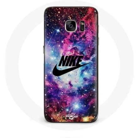 Coque pour Samsung Galaxy S7 Edge Nike Logo Espace Coloré