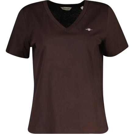 Dames-T-shirt met V-hals Gant Shield