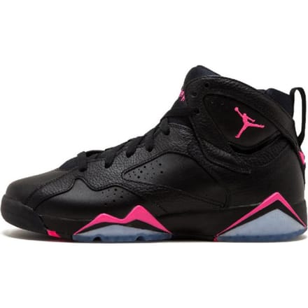 Jordan 7 Retro Black Hyper Pink GS 442960-018 42.5