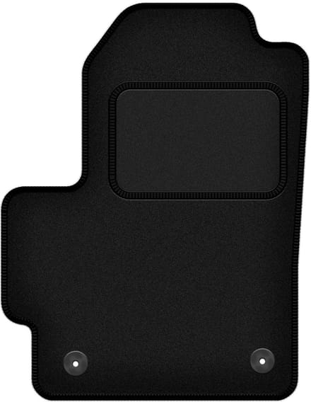 Bestuurdersmat zwart voor: Chevrolet Spark II M200 hatchback (2005-2009)