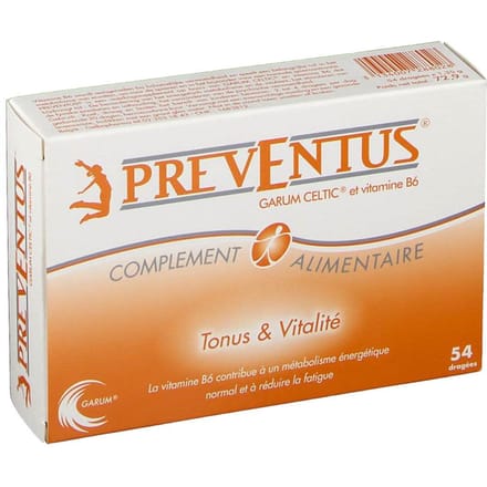 Laboratoire Yalacta Preventus Tonus & Vitalité 54 tabletten