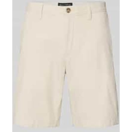 Slim fit short van katoenmix model 'SALO'