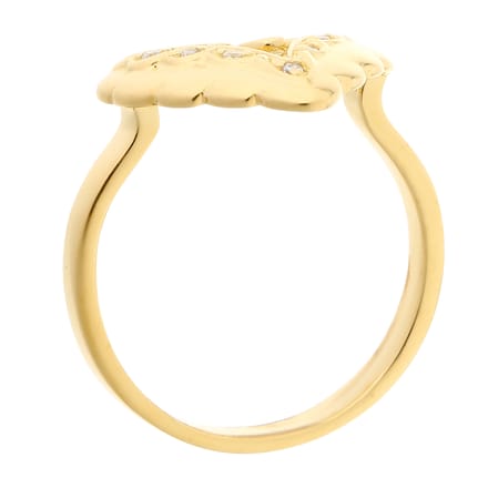 Orphelia Dames 925 Sterling Zilveren Ring - Goud ZR-3936/1