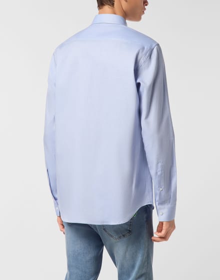 Regular Fit Overhemd Visgraat