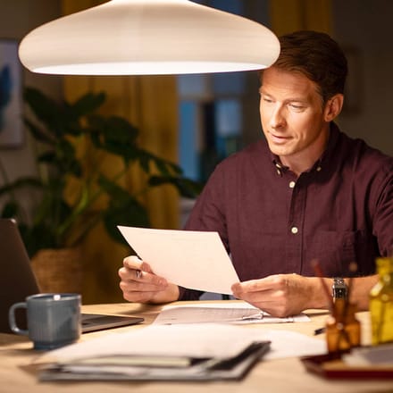 Philips LED spot LED klassiek 60W G93 E27 WW CL ND 1PF E27