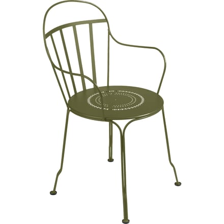 Fermob Louvre armleunstoel - D3 Pesto