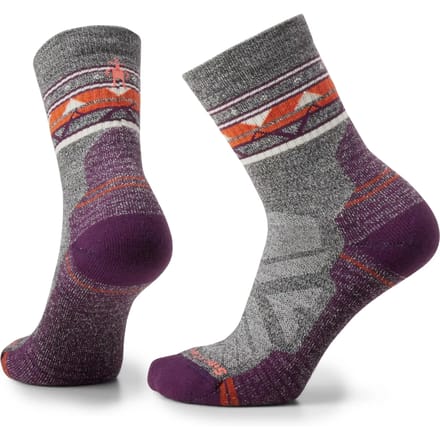 Dames sokken Smartwool Light Cushion Zig Zag Valley Mid Crew