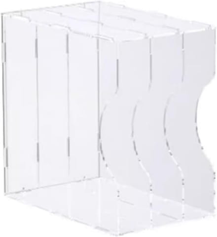Platenhouder - Opbergrek - Vinyl Organiseren - Drie Compartimenten - 345 cm - Transparant