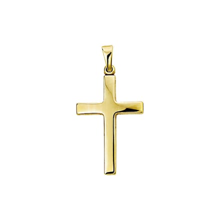 The Jewelry Collection Hanger Kruis - Goud