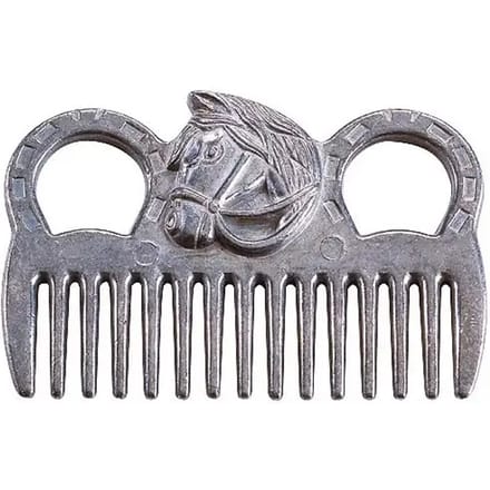 Hippotonic aluminium paardenhoofd staart kam