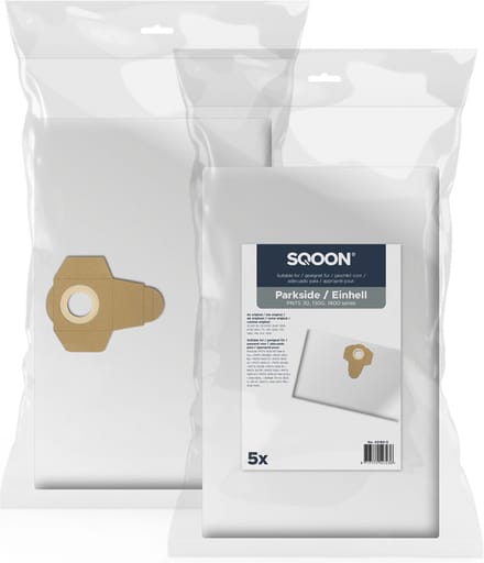 SQOON® - Stofzakken geschikt voor Parkside en Einhell – 5 stuks