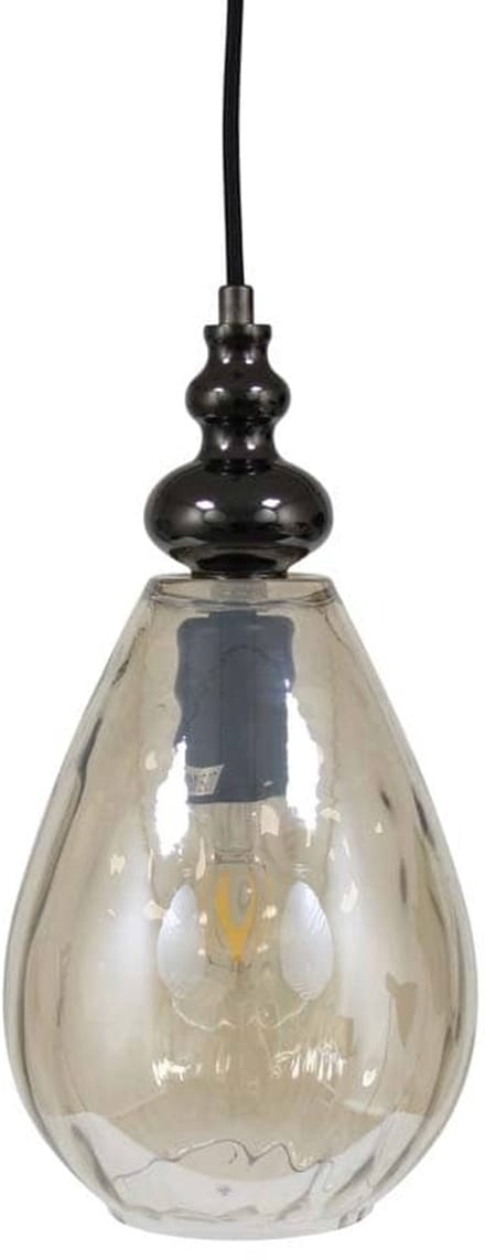 Safaary - Hanglamp van Glas Champagnekleurig Grazi Ø 15 x 31cm