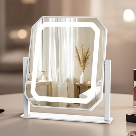 Verlichte Make-up Spiegel met 3 Kleurtemperaturen en Touch-bediening