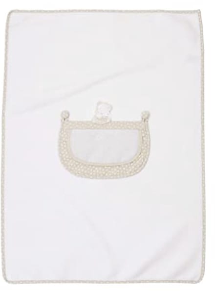 Zachte fleece babydeken 60 x 80 cm, taupe