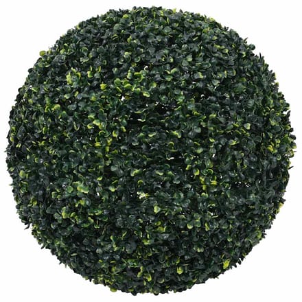 AORTA Kunstmatige Buxusballen - 52 cm, groen, 2 stuks