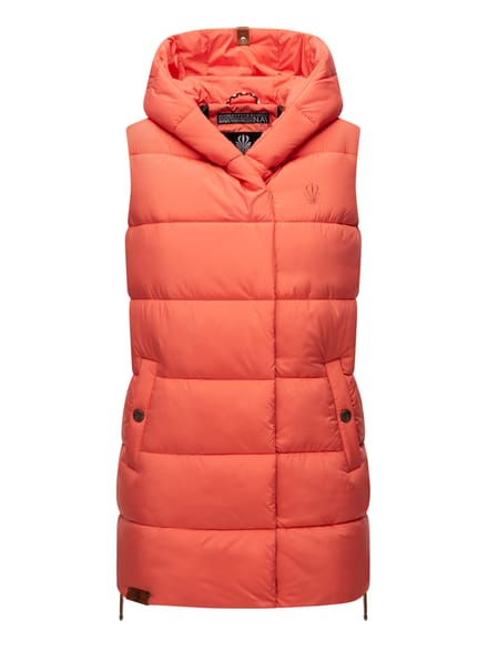 Navahoo dames lange gewatteerde bodywarmer Madilynaa – Warm & Comfortabel