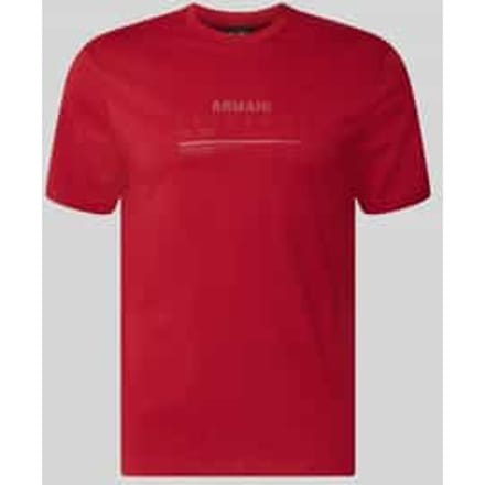 Slim fit t-shirt van 100% katoen met logoprint