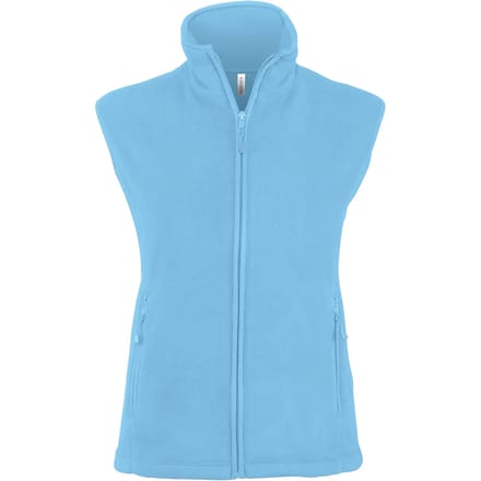 Kariban Bodywarmer van microfleece dames K906 - Tropical Blue - M